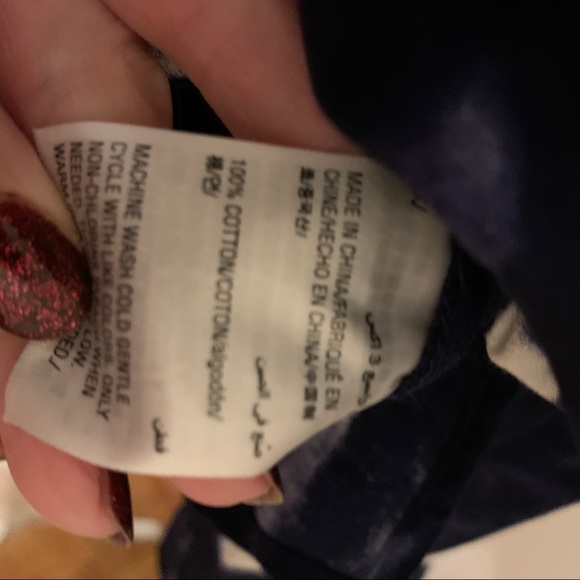 NWT INC tie dye button up long sleeved 2X - Picture 10 of 10